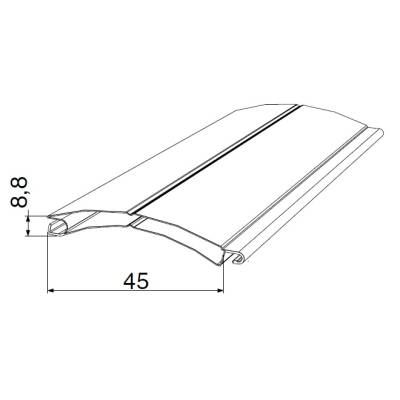 Профиль с мягким пенным наполнителем RH45N