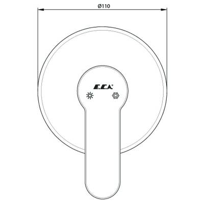 Смеситель для душа 102152006EX