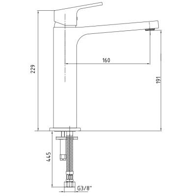 Смеситель для раковины 102188003C1EX, изображение 2