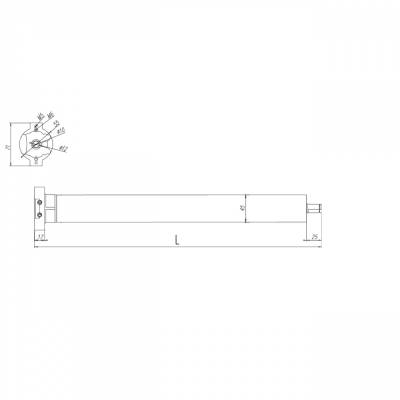 Внутривальный привод RS10/15KIT для рольставни