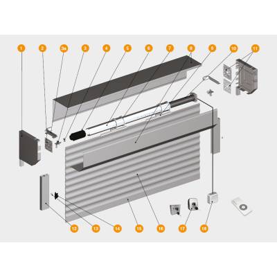 Внутривальный привод RS10/17EKIT для рольставни Внутривальный привод RS10/17EKIT для рольставни