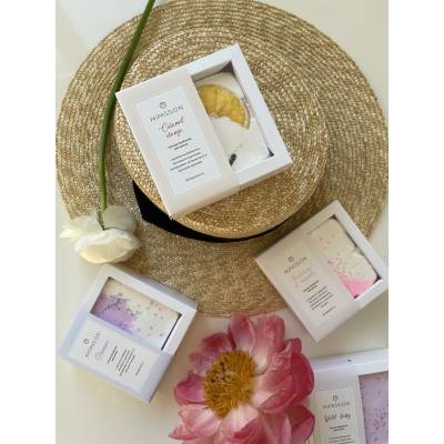 Бомбочка-КВАДРАТ "Карамельный апельсин" обогащенная маслом кокоса MiPASSiON, 155 г, Варианты: Бомбочка квадрат Карамельный апельсин, изображение 4