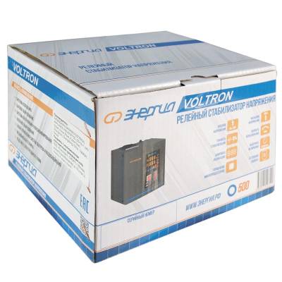Стабилизатор напряжения Voltron 5%, Максимальная мощность нагрузки, ВА: 500, Цвет: черный, изображение 10