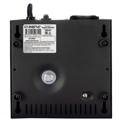 Стабилизатор напряжения Voltron 5%, Максимальная мощность нагрузки, ВА: 500, Цвет: черный, изображение 5