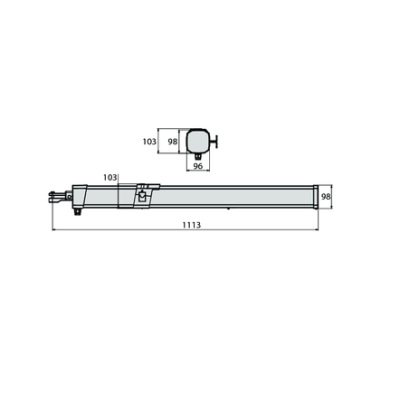 Комплект автоматики GIUNO ULTRA BT А20* для распашных ворот, изображение 7