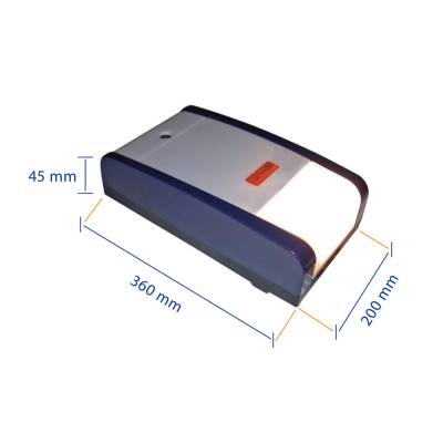 Комплект привода ZODIAC 100 для секционных ворот, Варианты: Комплект привода ZODIAC 100, Цвет: белый, голубой, изображение 2