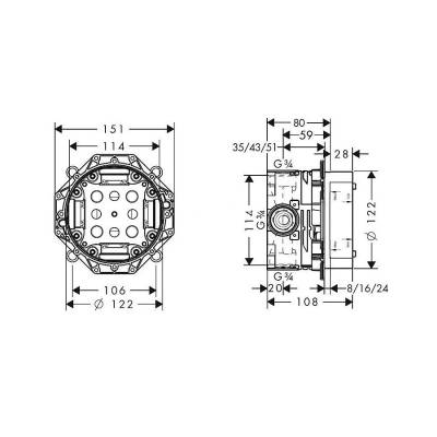 Скрытая часть Ibox Universal 01800180, изображение 2