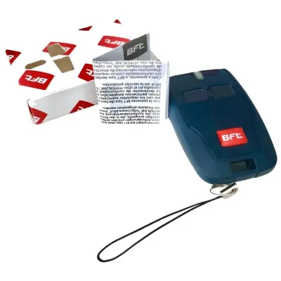 Пульт-передатчик BFT MITTO B RCB02 R1 двухканальный, Варианты: Пульт-передатчик BFT MITTO B RCB02 R1, Цвет: синий, изображение 4