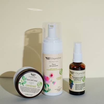 Крем для жирной и проблемной кожи лица, с гиалуроновой кислотой и маслом чайного дерева OZ! OrganicZone, 50 мл, Варианты: Крем для жирной и проблемной кожи лица, изображение 2