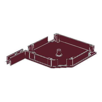 Крышка боковая DOORHAN RK15007, бордовый, Цвет: бордовый