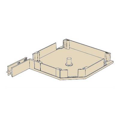 Крышка боковая DOORHAN RK16504, бежевый, Цвет: бежевый