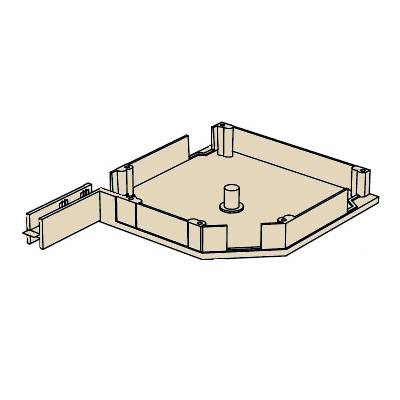 Крышка боковая DOORHAN RK18004, бежевый, Цвет: бежевый