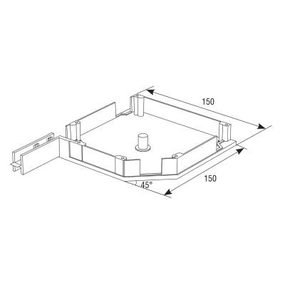 Крышка боковая DOORHAN RK15001, белый, Цвет: белый, изображение 2