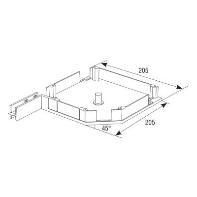 Крышка боковая DOORHAN RK20501, белый, Цвет: белый, изображение 2