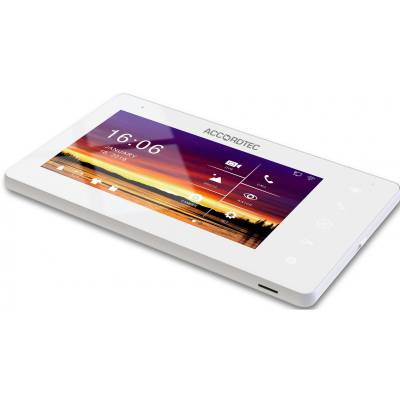 Монитор видеодомофона AccordTec AT-VD 710W WH, изображение 2