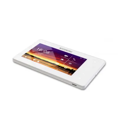 Монитор видеодомофона AccordTec AT-VD 760C/SD WH с сенсорным экраном, изображение 2 от магазина Брами Маркет Монитор видеодомофона AccordTec AT-VD 760C/SD WH с сенсорным экраном, изображение 2