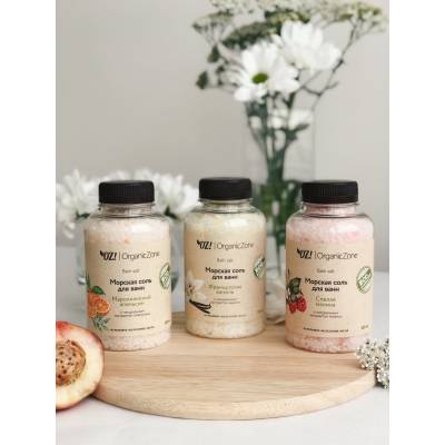Морская соль для ванн "Марокканский апельсин", с экстрактом апельсина OZ! OrganicZone, 250 мл, Варианты: Морская соль для ванн Марокканский апельсин, изображение 2 от магазина Брами Маркет Морская соль для ванн "Марокканский апельсин", с экстрактом апельсина OZ! OrganicZone, 250 мл, Варианты: Морская соль для ванн Марокканский апельсин, изображение 2