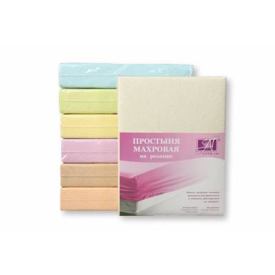 ПМР-МО-180(180) Молочная простыня махровая на резинке 180х200+20 Альвитек, Варианты: ПМР-МО-180(180) Молочная простыня махровая на резинке 180х200+20, изображение 2