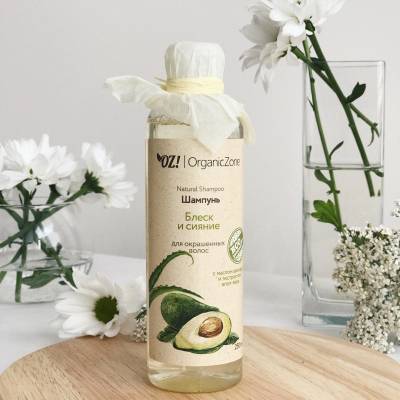 Шампунь "Блеск и сияние" для окрашенных волос OZ! OrganicZone, 250 мл, Варианты: Шампунь Блеск и сияние, изображение 2 от магазина Брами Маркет Шампунь "Блеск и сияние" для окрашенных волос OZ! OrganicZone, 250 мл, Варианты: Шампунь Блеск и сияние, изображение 2