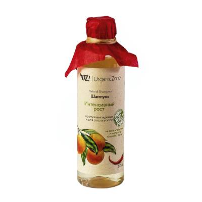 Шампунь "Интенсивный рост" против выпадения и для роста волос OZ! OrganicZone, 250 мл, Варианты: Шампунь Интенсивный рост