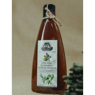 Шампунь "Крапива, розмарин, корень лопуха" укрепляющий, для всех типов волос Традиция, 250 мл, изображение 3 от магазина Брами Маркет Шампунь "Крапива, розмарин, корень лопуха" укрепляющий, для всех типов волос Традиция, 250 мл, изображение 3