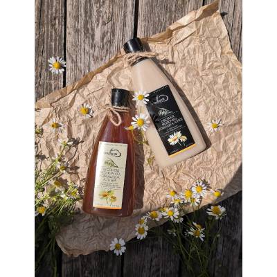 Шампунь - уход "Овсяное молочко, ромашка, алтей" для сухих, ломких волос и чувствительной кожи головы Традиция, 250 мл, изображение 3 от магазина Брами Маркет Шампунь - уход "Овсяное молочко, ромашка, алтей" для сухих, ломких волос и чувствительной кожи головы Традиция, 250 мл, изображение 3