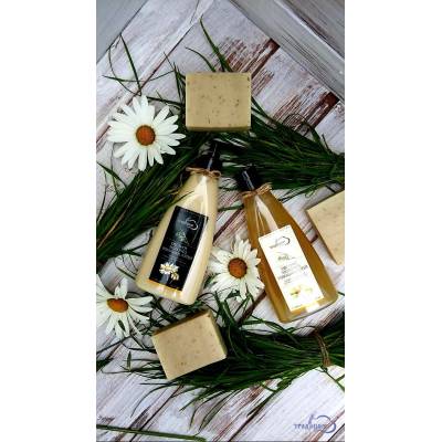 Шампунь - уход "Овсяное молочко, ромашка, алтей" для сухих, ломких волос и чувствительной кожи головы Традиция, 250 мл, изображение 5 от магазина Брами Маркет Шампунь - уход "Овсяное молочко, ромашка, алтей" для сухих, ломких волос и чувствительной кожи головы Традиция, 250 мл, изображение 5