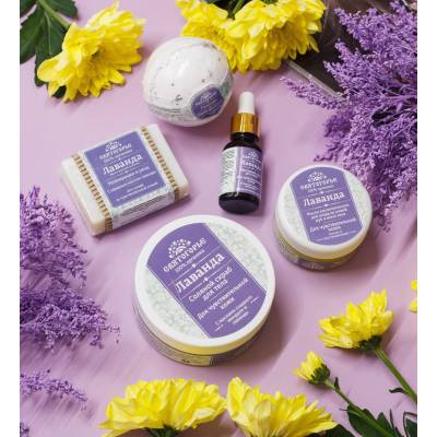 Соляной скраб для тела "Лаванда" для чувствительной кожи, с маслом сладкого миндаля и лаванды Святогорье, 170 г, Варианты: Соляной скраб для тела Лаванда, изображение 6 от магазина Брами Маркет Соляной скраб для тела "Лаванда" для чувствительной кожи, с маслом сладкого миндаля и лаванды Святогорье, 170 г, Варианты: Соляной скраб для тела Лаванда, изображение 6