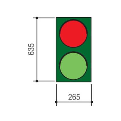 Светофор ламповый, 2-х секционный CAME PSSRV1, изображение 4