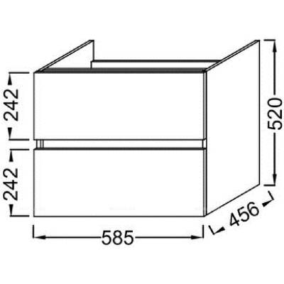 Тумба под раковину Jacob Delafon Tolbiac EB2381-J5, изображение 3