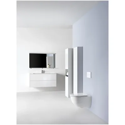 Унитаз безободковый, система инсталляции с кнопкой смыва Laufen Pack Pro 8.6996.6.000.000.R, сиденье микролифт, изображение 12 от магазина Брами Маркет Унитаз безободковый, система инсталляции с кнопкой смыва Laufen Pack Pro 8.6996.6.000.000.R, сиденье микролифт, изображение 12