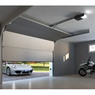 Потолочный привод для гаражных секционных ворот Comunello Rampart RT600LKIT, Варианты: Электропривод RT600LKIT, Цвет: черный, изображение 6