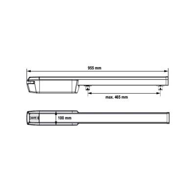 Комплект автоматики для распашных ворот Somfy IXENGO L 3S RTS ЭКО КОМФОРТ, Варианты: Комплект автоматики IXENGO L 3S RTS ЭКО КОМФОРТ, Цвет: серый, изображение 4