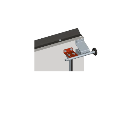 Кронштейн боковой дополнительный Alutech 11043124 для секционных ворот, изображение 3