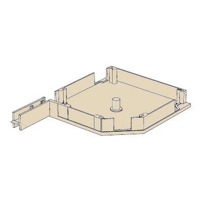 Крышка боковая DOORHAN RK13704, бежевый, Цвет: бежевый