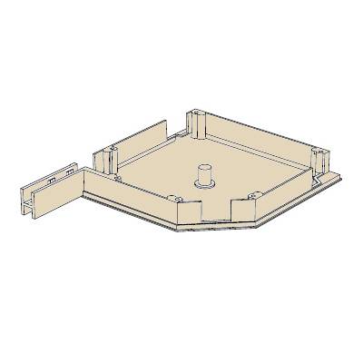 Крышка боковая DOORHAN RK250S04, бежевый, Цвет: бежевый