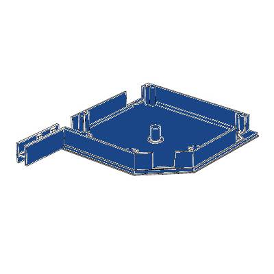 Крышка боковая DOORHAN RK250S06, синий, Цвет: синий