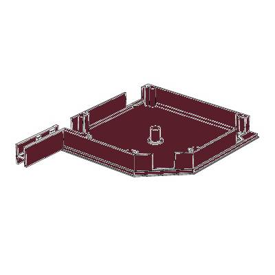 Крышка боковая DOORHAN RK250S07, бордовый, Цвет: бордовый