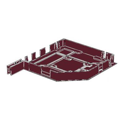 Крышка боковая DOORHAN RK30007, бордовый, Цвет: бордовый