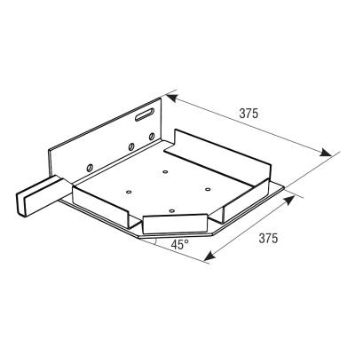 Крышка боковая стальная DOORHAN RK37502, коричневый, Цвет: коричневый, изображение 2