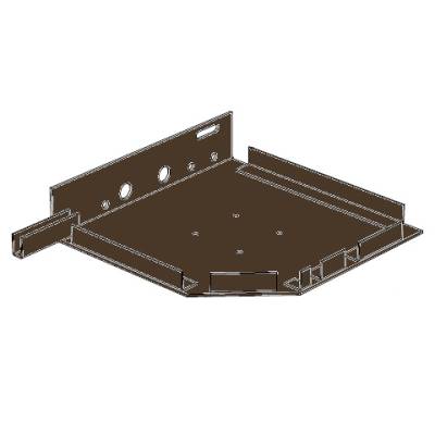 Крышка боковая стальная DOORHAN RK37502, коричневый, Цвет: коричневый