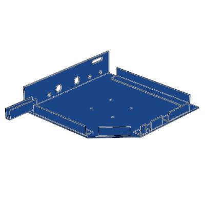 Крышка боковая стальная DOORHAN RK37506, синий, Цвет: синий