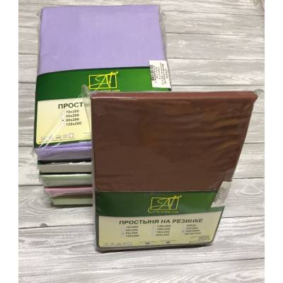 Простыня Поплин на резинке "Альвитек" ПР-ПО-Р-200-ШОК шоколадная 200х200х25, Варианты: ПР-ПО-Р-200-ШОК Шоколадная простыня Поплин однотонная на резинке 200х200х25, изображение 2