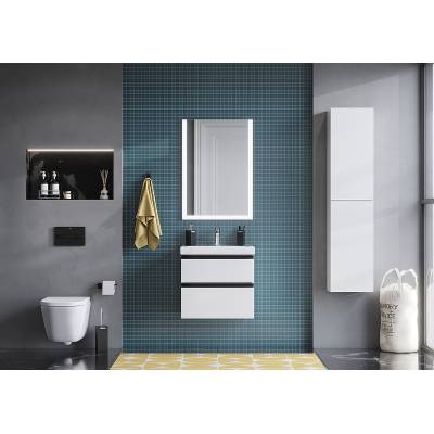 Тумба под раковину Roca Domi 60 см, 857532806, белый глянец, изображение 15