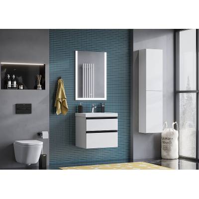 Тумба под раковину Roca Domi 60 см, 857532806, белый глянец, изображение 16