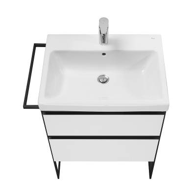 Тумба под раковину Roca Domi 60 см, 857532806, белый глянец, изображение 6