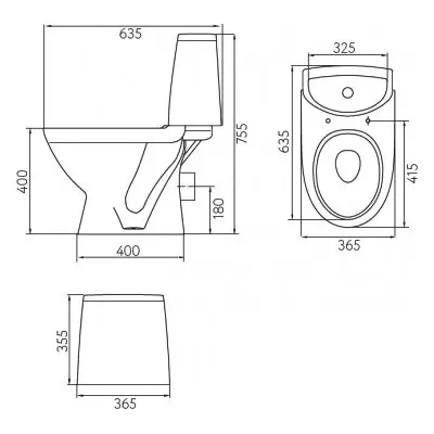 Унитаз напольный Kolo RUNA L89208000 с крышкой-сиденье микролифт, изображение 2