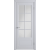Межкомнатная дверь GLANTA ETT POLAR WHITE CLOUD, Вид остекления: WHITE CLOUD, Цвет: серый, Размер полотна: 700х2000