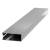 Направляющий профиль с щеткой RG53MS, Цвет: серебристый