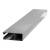 Направляющий профиль с щеткой RG65MS, Цвет: серебристый